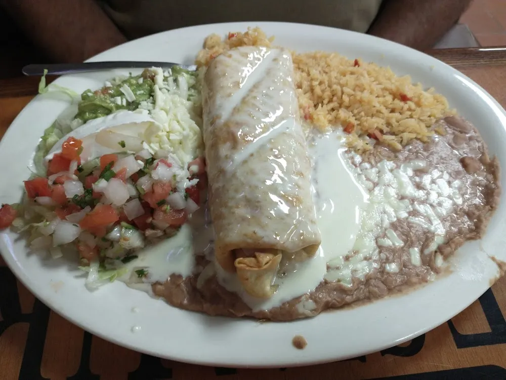 Chicken Chimichanga Platter